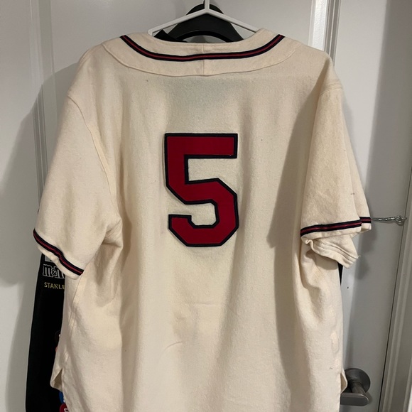 EBBETS FIELD FLANNELS “GOLD LABEL AUTHENTICS” VINTAGE MUDHENS BASEBALL JERSEY - Picture 5 of 5